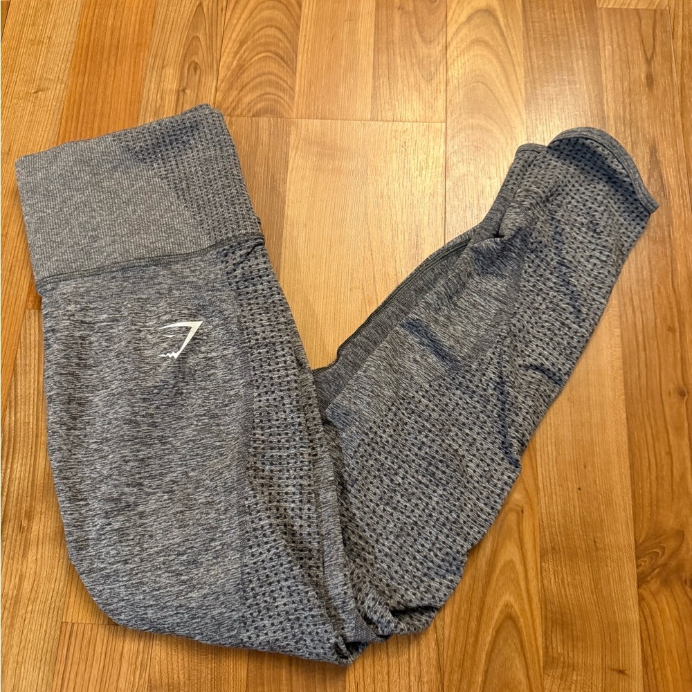 Gymshark Textured Charcoal Leggings